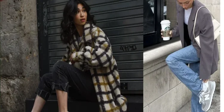 Tênis New Balance 574, o modelo clássico dos anos 80, volta em 2025 como tendência de estilo.