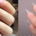 Unhas postiças transparentes com formato natural e dicas para aumentar a durabilidade.