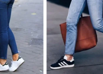 Tênis combinando com calça jeans para looks casuais e estilosos.