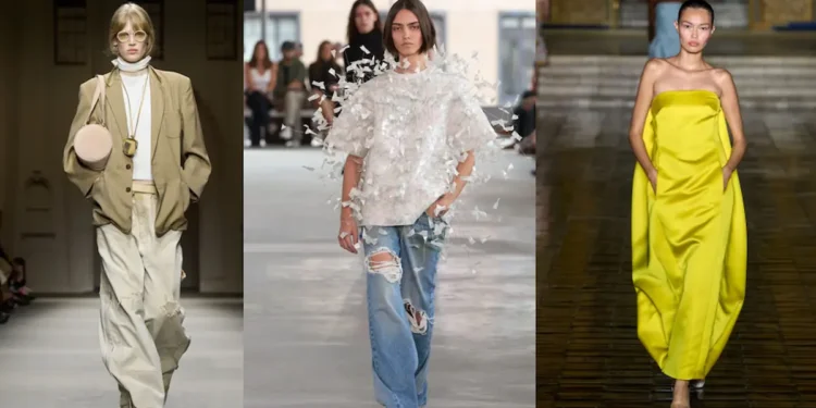 Modelos desfilando as principais tendências da moda verão 2026 na New York Fashion Week.