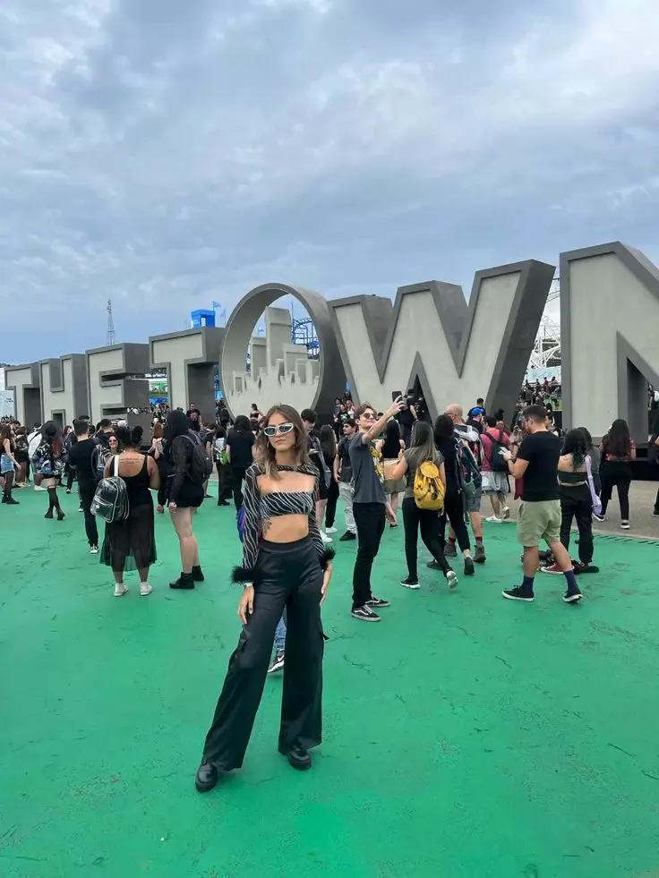 Look para o festival The Tow
