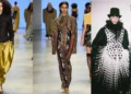 SPFW N60: 7 tendências para você usar agora mesmo 6 Modelos desfilando nas passarelas do SPFW N60, com destaque para diferentes tendências de moda.
